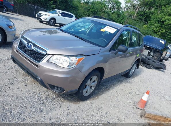 JF2SJABC3GH424577 2016 SUBARU FORESTER Brown Przód lewy