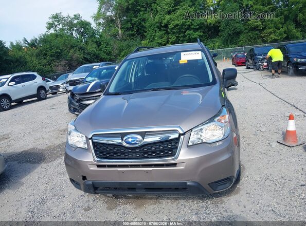 JF2SJABC3GH424577 2016 SUBARU FORESTER Brown Widok zestawu wskaźników