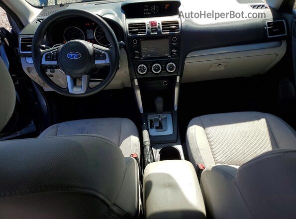 JF2SJABC3HH447200 2017 SUBARU FORESTER Blue Widok deski rozdzielczej