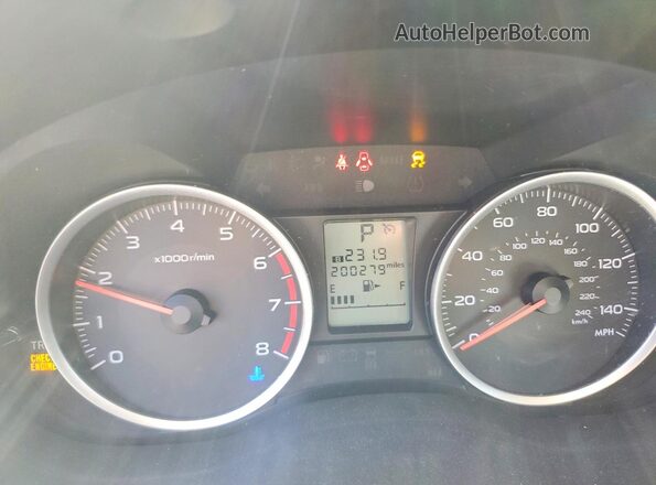 JF2SJABC3HH447200 2017 SUBARU FORESTER Blue Widok zestawu wskaźników