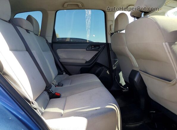 JF2SJABC3HH447200 2017 SUBARU FORESTER Blue Widok wnętrza z tyłu