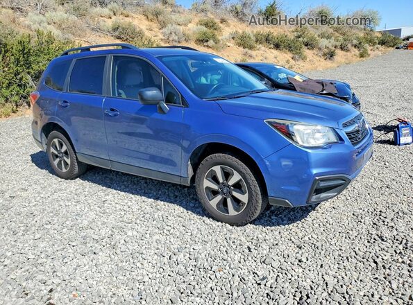 JF2SJABC3HH447200 2017 SUBARU FORESTER Blue Przód prawy