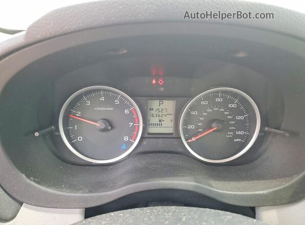 JF2SJABC3HH528715 2017 SUBARU FORESTER Белый Вид щитка приборов