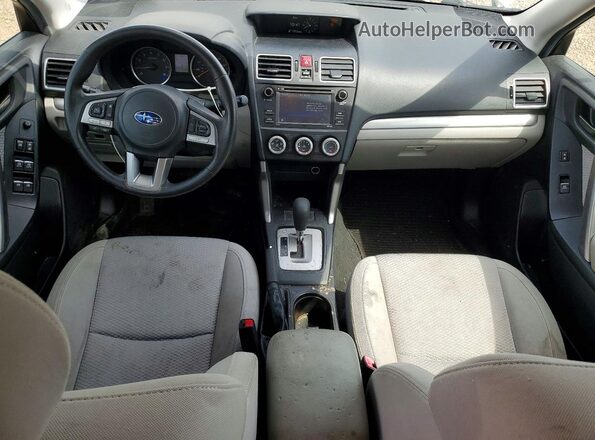 JF2SJABC3HH528715 2017 SUBARU FORESTER Белый Вид панели приборов