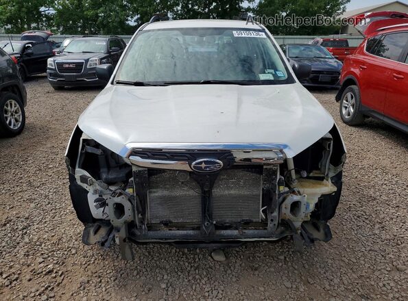 JF2SJABC3HH528715 2017 SUBARU FORESTER Белый Вид спереди