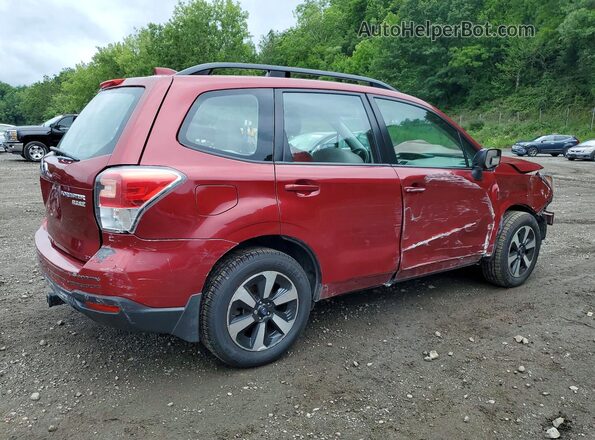 JF2SJABC3HH534255 2017 SUBARU FORESTER Red Trasero derecho