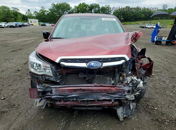 JF2SJABC3HH534255 2017 SUBARU FORESTER Red Vista frontal