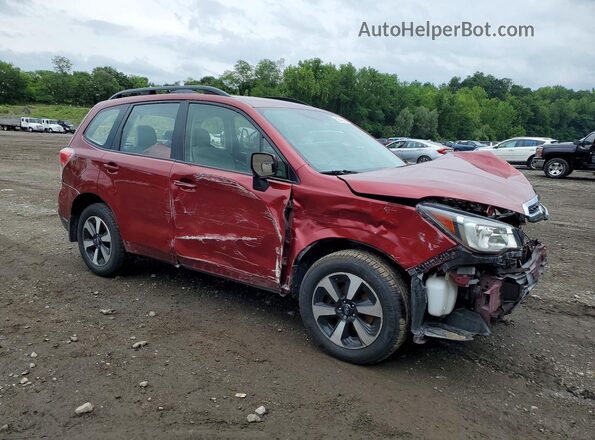 JF2SJABC3HH534255 2017 SUBARU FORESTER Red Delantero derecho