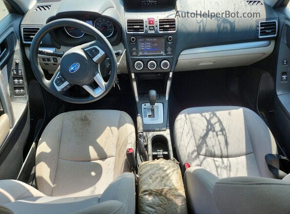 JF2SJABC3HH541982 2017 SUBARU FORESTER Green Вид панелі приладів