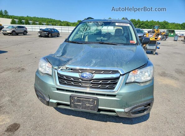 JF2SJABC3HH541982 2017 SUBARU FORESTER Green Вид спереду