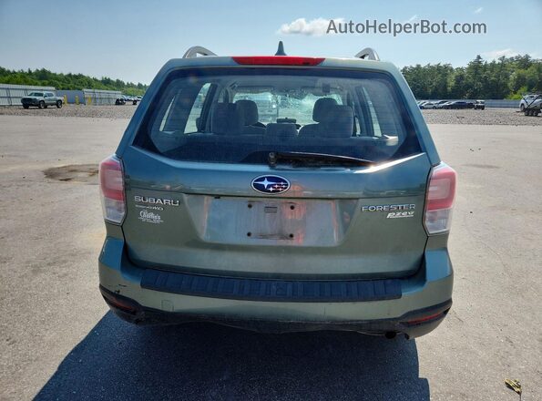 JF2SJABC3HH541982 2017 SUBARU FORESTER Green Вид ззаду
