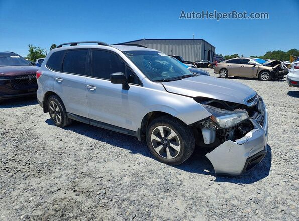 JF2SJABC3HH569619 2017 SUBARU FORESTER Серебряный Передняя правая четверть