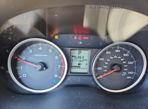 JF2SJABC3HH569619 2017 SUBARU FORESTER Серебряный Вид щитка приборов
