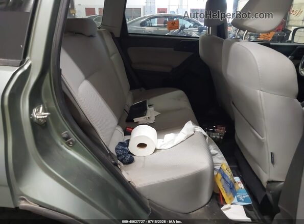 JF2SJABC3JH522077 2018 SUBARU FORESTER Green Widok naklejki z numerem VIN