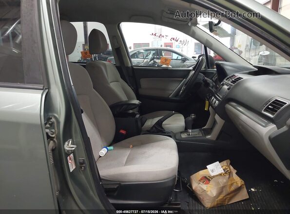 JF2SJABC3JH522077 2018 SUBARU FORESTER Green Widok wnętrza z przodu