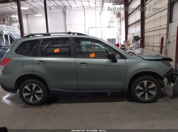 JF2SJABC3JH522077 2018 SUBARU FORESTER Green Widok wnętrza z tyłu