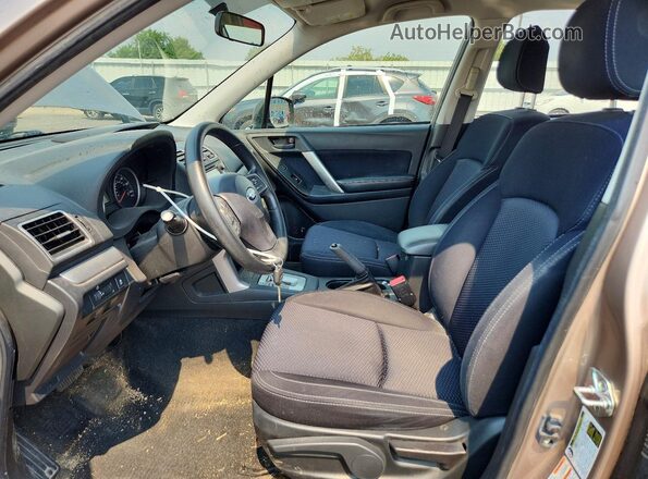 JF2SJABC4GH455921 2016 SUBARU FORESTER Brown Вид салону спереду