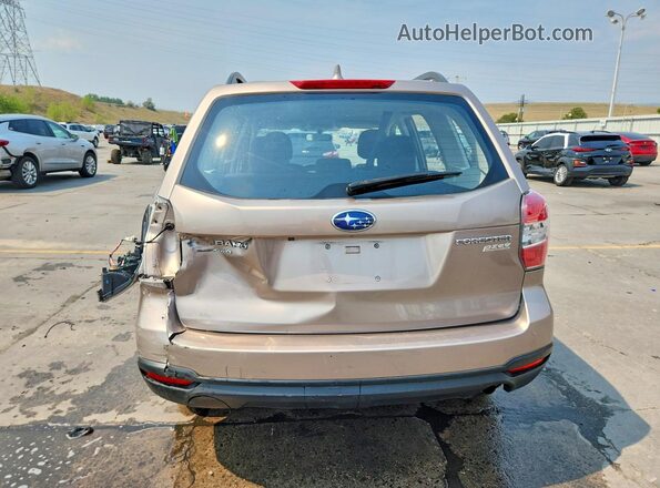 JF2SJABC4GH455921 2016 SUBARU FORESTER Brown Вид ззаду