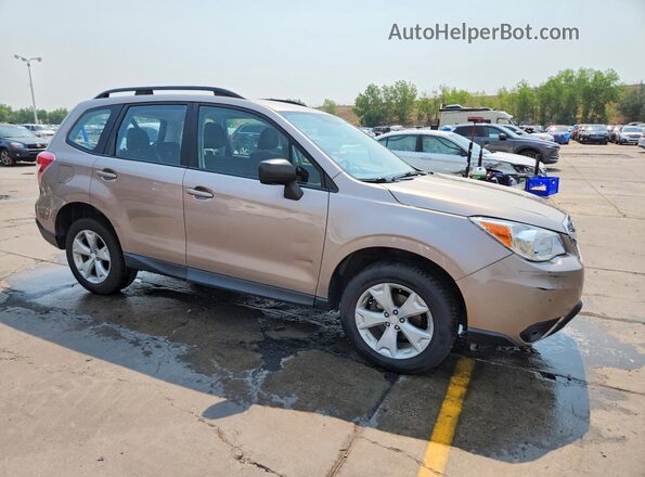 JF2SJABC4GH455921 2016 SUBARU FORESTER Brown Передня права чверть