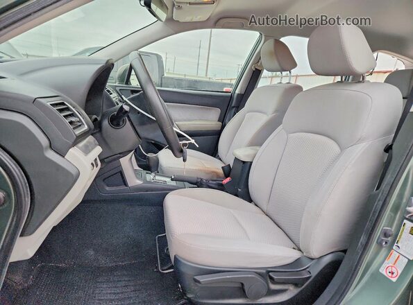 JF2SJABC4HH403416 2017 SUBARU FORESTER Green Widok wnętrza z przodu