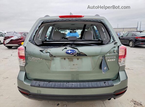 JF2SJABC4HH403416 2017 SUBARU FORESTER Green Widok z tyłu