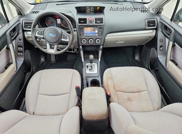 JF2SJABC4HH403416 2017 SUBARU FORESTER Green Widok deski rozdzielczej