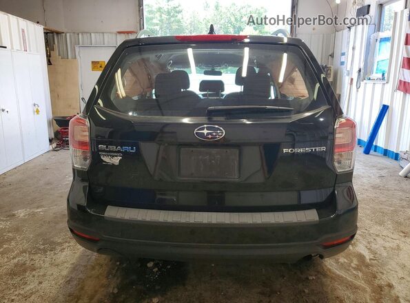 JF2SJABC4JH531547 2018 SUBARU FORESTER Black Հետևի տեսք