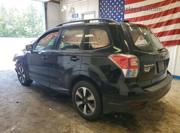 JF2SJABC4JH531547 2018 SUBARU FORESTER Black Հետևի ձախ