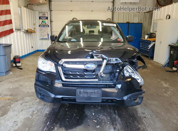JF2SJABC4JH531547 2018 SUBARU FORESTER Black Դիմացի տեսք