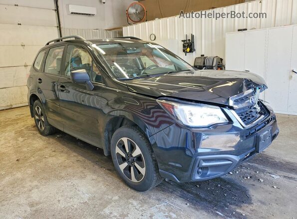 JF2SJABC4JH531547 2018 SUBARU FORESTER Black Առջևի աջ