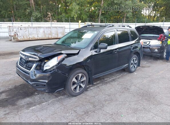 JF2SJABC4JH535887 2018 SUBARU FORESTER Black Front left
