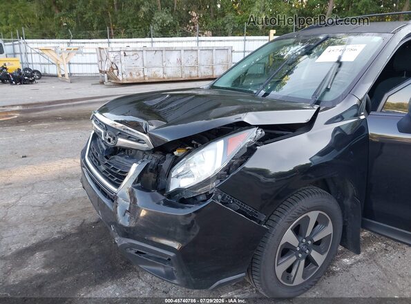 JF2SJABC4JH535887 2018 SUBARU FORESTER Black Front view