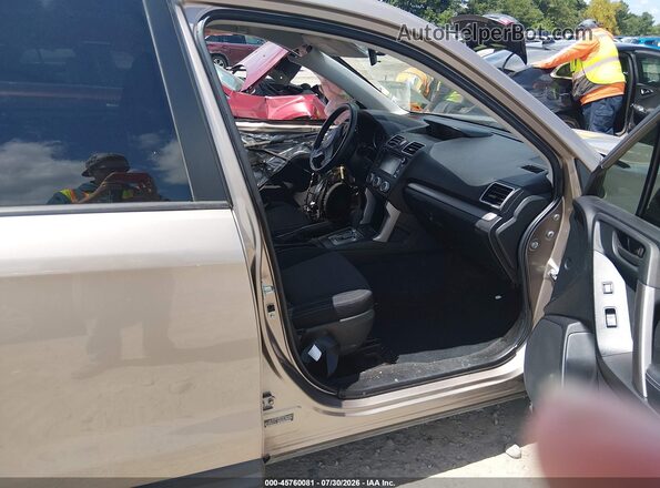 JF2SJABC5GH451828 2016 SUBARU FORESTER Tan Widok wnętrza z przodu