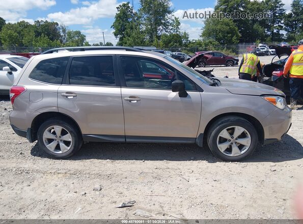 JF2SJABC5GH451828 2016 SUBARU FORESTER Tan Widok wnętrza z tyłu