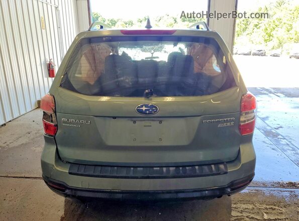 JF2SJABC5GH513809 2016 SUBARU FORESTER Green Հետևի տեսք