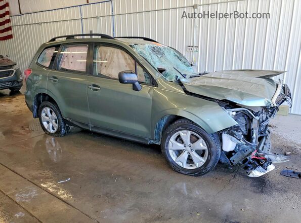 JF2SJABC5GH513809 2016 SUBARU FORESTER Green Առջևի աջ