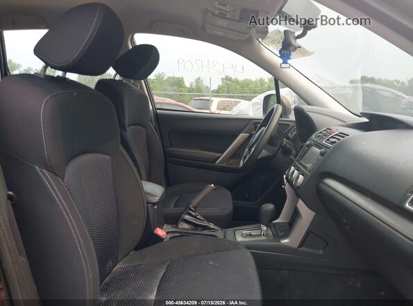 JF2SJABC5HH408754 2017 SUBARU FORESTER Black Вид салону спереду
