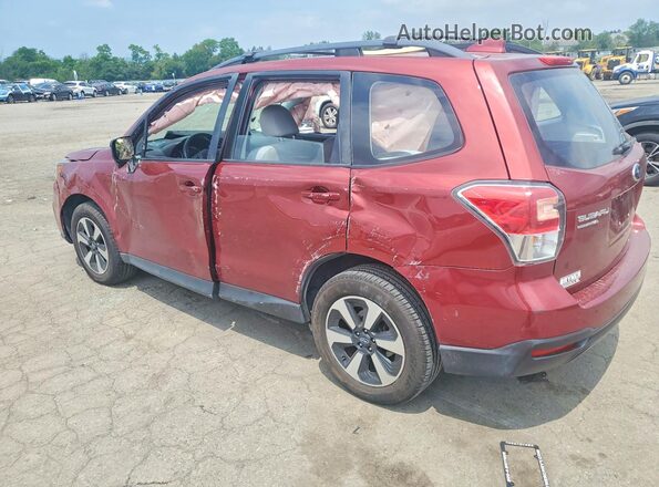 JF2SJABC5HH434366 2017 SUBARU FORESTER Burgundy Задня ліва чверть