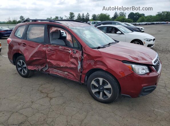 JF2SJABC5HH434366 2017 SUBARU FORESTER Burgundy Передня права чверть