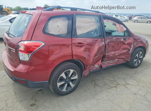 JF2SJABC5HH434366 2017 SUBARU FORESTER Burgundy Задня права чверть