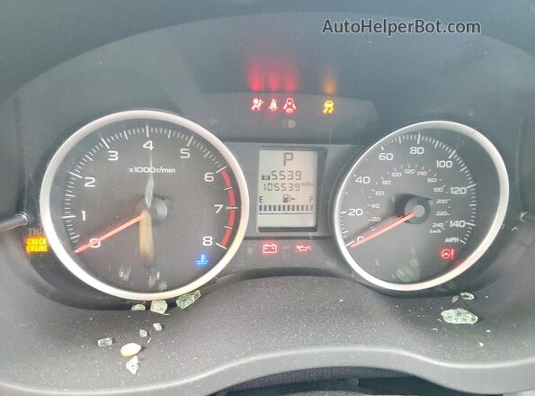 JF2SJABC5HH434366 2017 SUBARU FORESTER Burgundy Вид щитка приладів