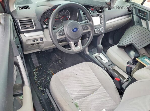 JF2SJABC5HH434366 2017 SUBARU FORESTER Burgundy Вид панелі приладів