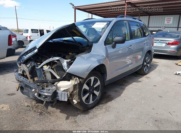 JF2SJABC5HH487827 2017 SUBARU FORESTER Серебряный Передняя левая четверть