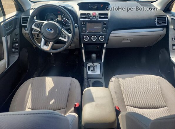 JF2SJABC5JH401583 2018 SUBARU FORESTER White Vista del salpicadero