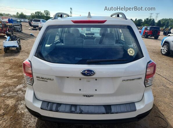 JF2SJABC5JH401583 2018 SUBARU FORESTER White Vista trasera