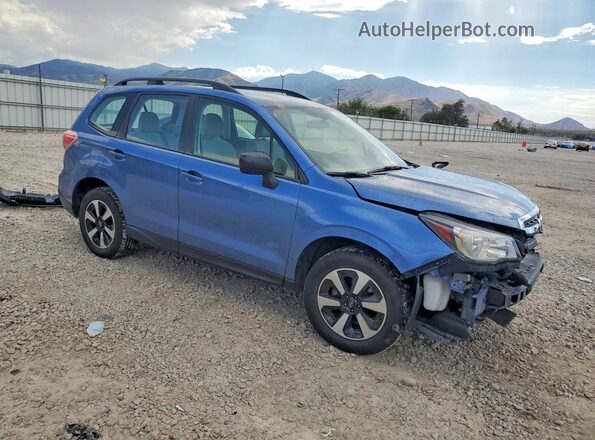 JF2SJABC5JH477143 2018 SUBARU FORESTER Blue Front right