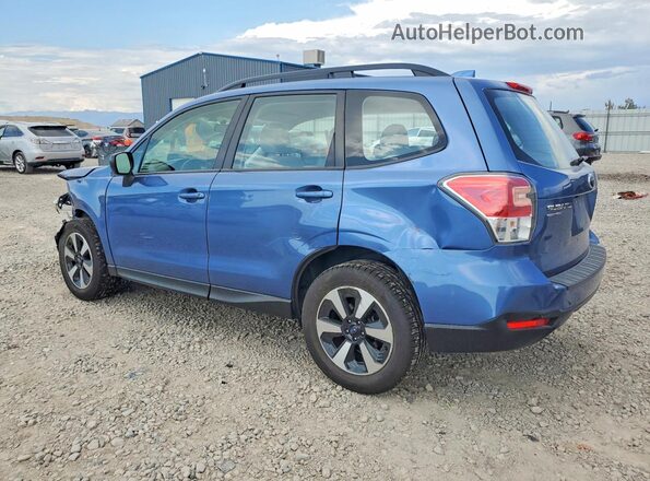JF2SJABC5JH477143 2018 SUBARU FORESTER Blue Rear left