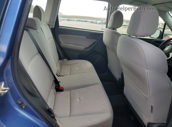 JF2SJABC5JH477143 2018 SUBARU FORESTER Blue Rear seats view