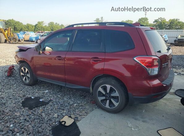JF2SJABC5JH578473 2018 SUBARU FORESTER Maroon Հետևի ձախ