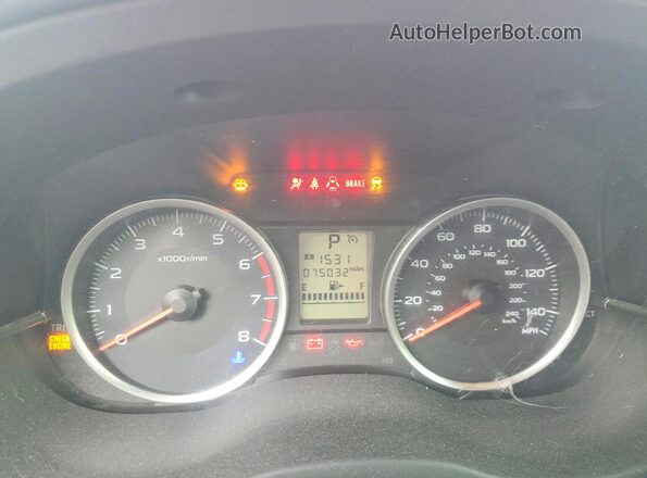 JF2SJABC5JH578473 2018 SUBARU FORESTER Maroon Սարքավորումների վահանակի տեսք